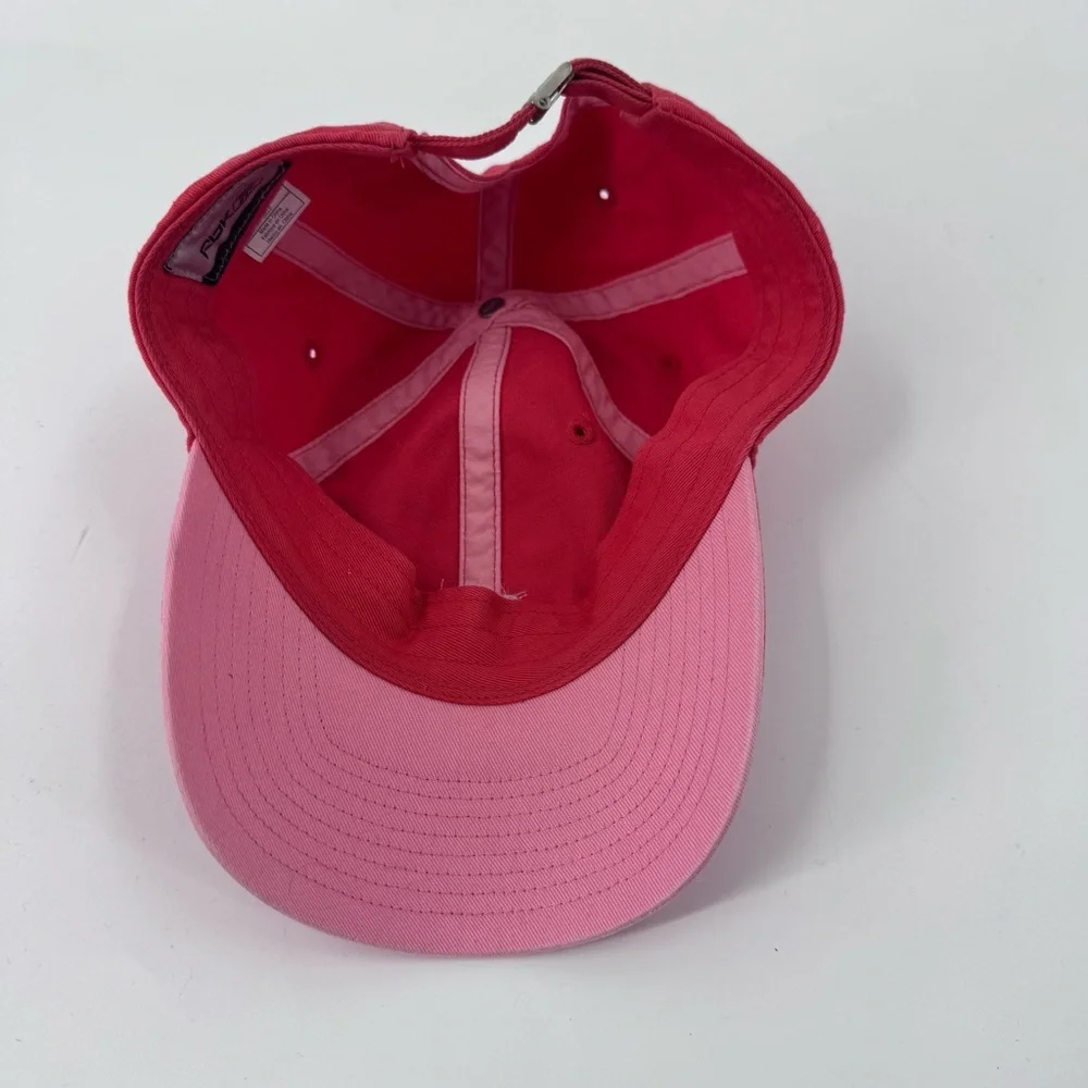 Reebok Red and Pink Baseball Cap with Embroidered Logo‎